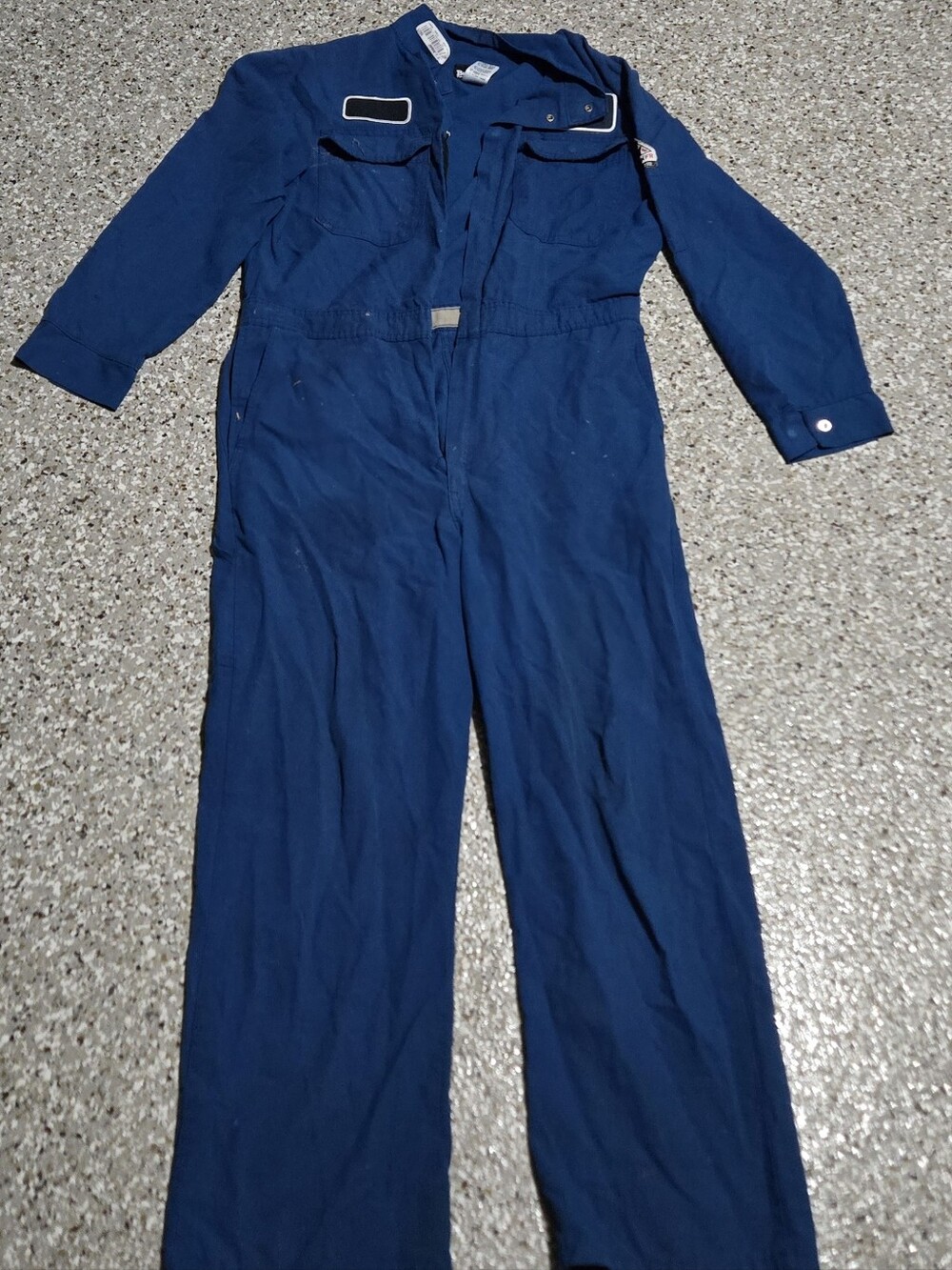 FRC Navy Blue Fire Resistant Coveralls Size 48